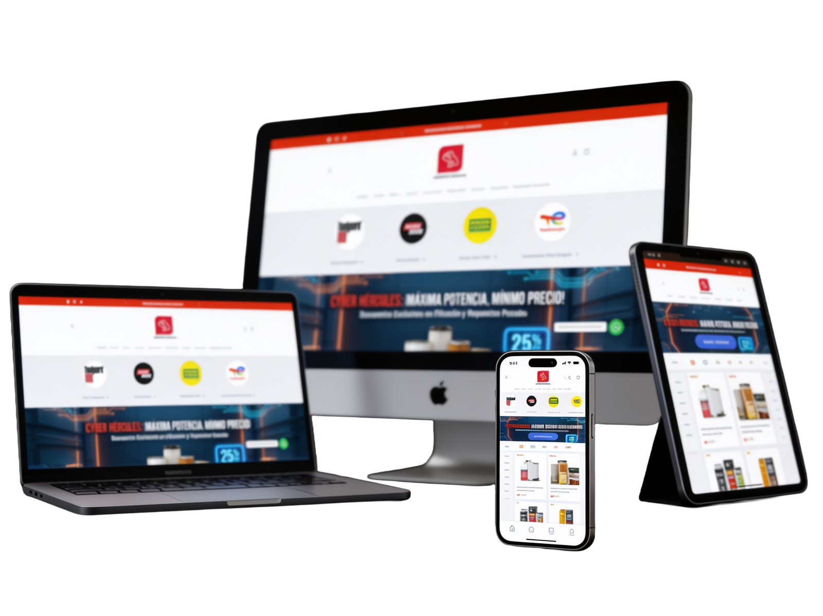 Tiendas Shopify en múltiples dispositivos